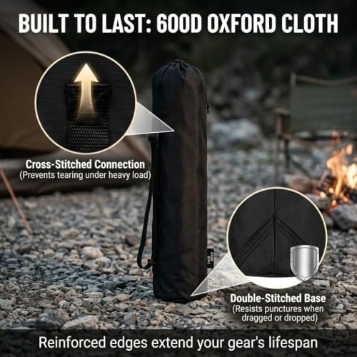 FAIR WIND 2-Pack Padded Oversized Camping Chair Heavy Duty for Adults