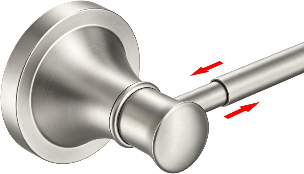 BESy Towel Racks for Bathroom Wall Mounted Bath Towel Bar Brushed Nickel