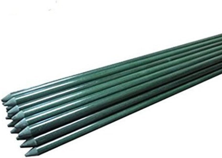 4ft Plant Stakes 50pack, 5/16 Inch Dia Garden Stakes, 48inch Garden Poles Tre...