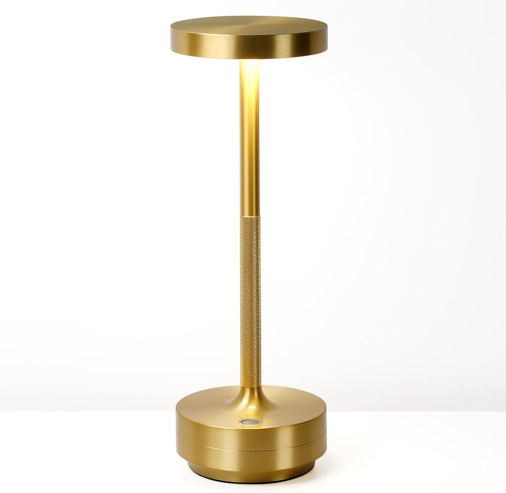 LED Cordless Lamp 5000mAh Outdoor Table Lights Rechargeable Gold