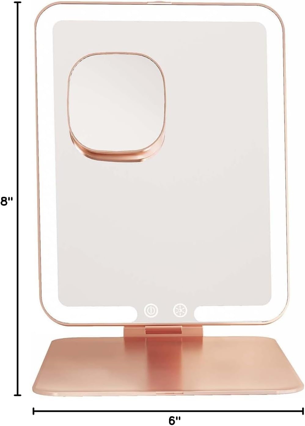 Mocado Travel Makeup Mirror with Light, Foldable Lighted Makeup Mirror