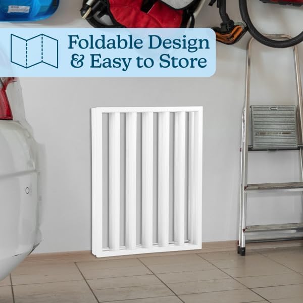 PETMAKER Pet Gate – Dog Gate for Doorways, Stairs or House– Freestanding, Fol...