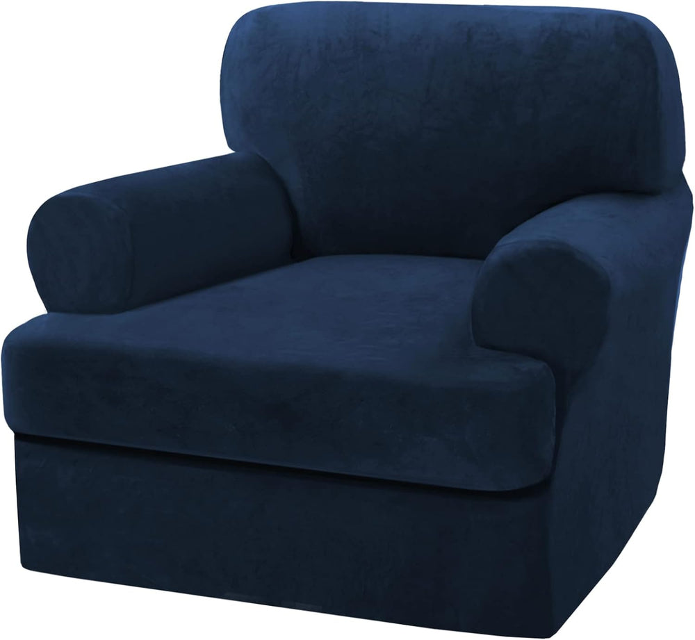 H.VERSAILTEX Sofa Cover 2 Piece T Cushion Armchair Slipcovers Thick Velvet Co...