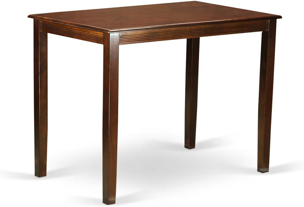 East West Furniture YABU5-MAH-W 5 Piece Kitchen Counter Height Dining Table S...