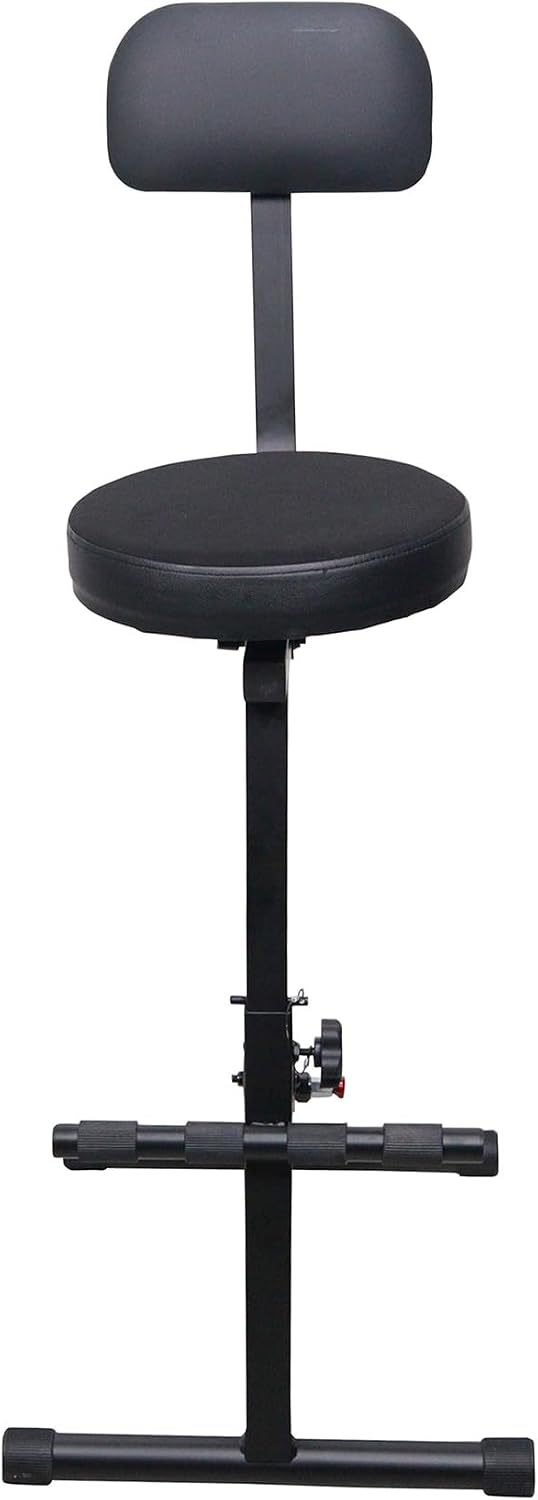 Prox X-GIGCHAIRMK2 Portable Folding AV Operator DJ Keyboard Drum Height Adjus...