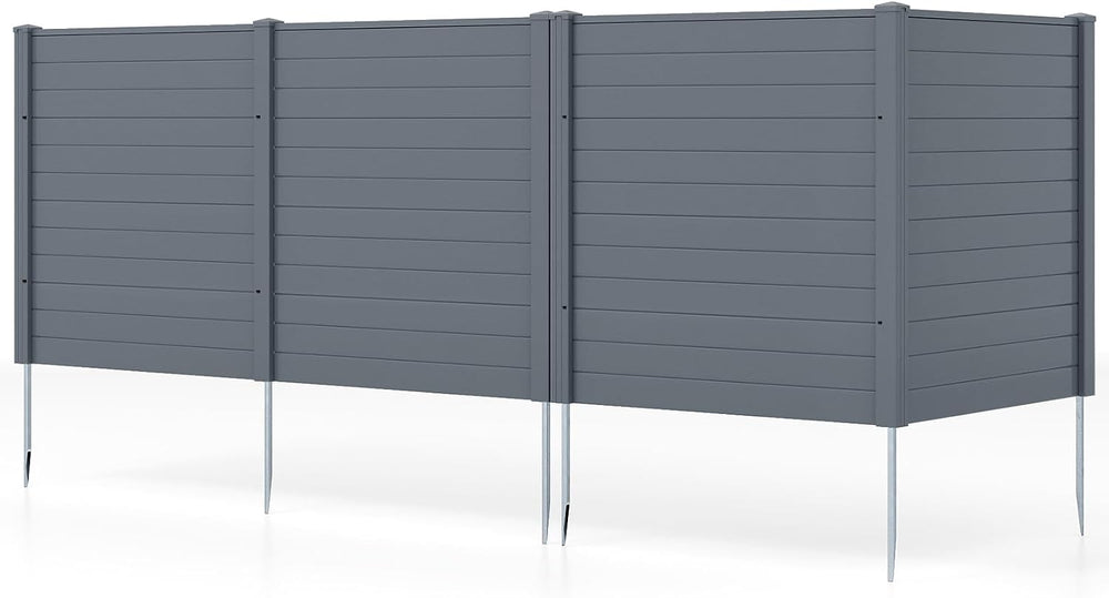 GIANTEX No-Dig Air Conditioner Fence, 4 Panels, 48''W x 48''H...