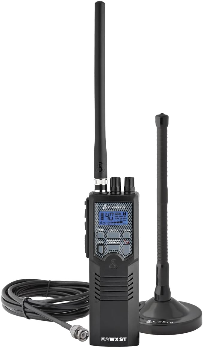 Cobra HHRT50 Road Trip CB Radio - 2-Way Handheld Emergency Radio with Access ...