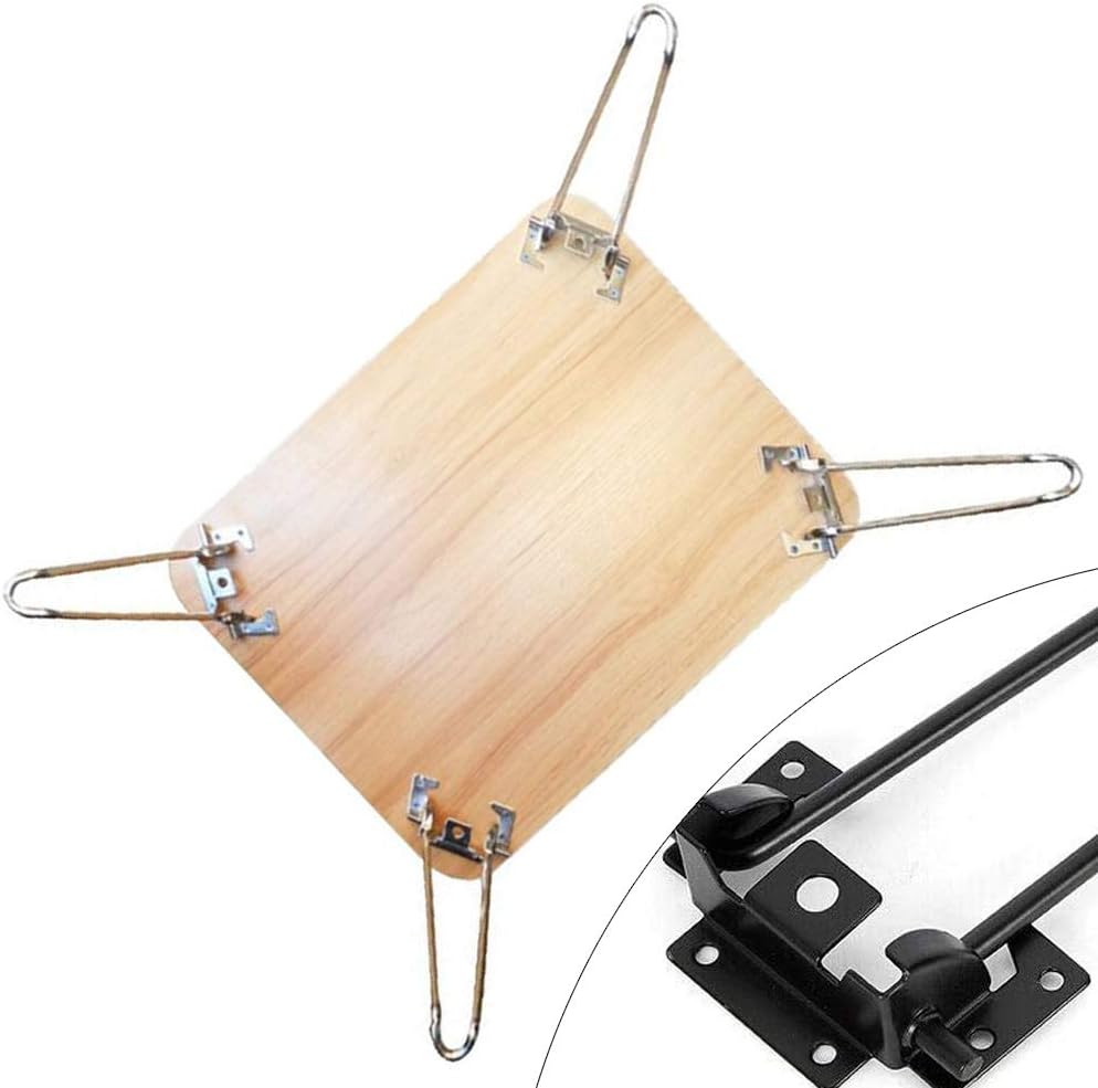 4Pcs 28.5'' Folding Hairpin Table Legs Solid Iron Heavy Duty Easy Ins...