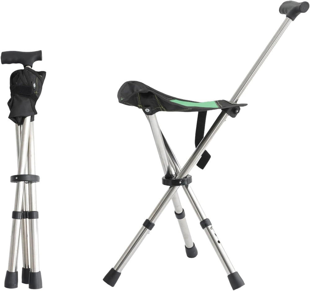 King Mills Lightweight Portable Stools for Adults Heavy Duty, Adjustable Walk...