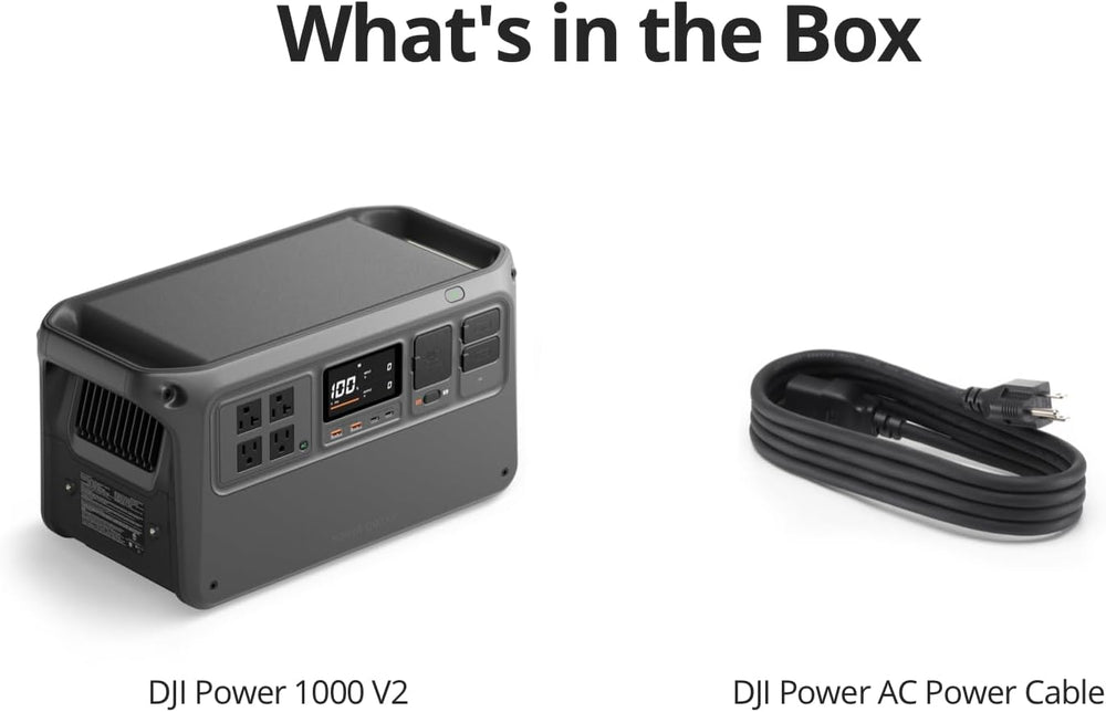 DJI Power 1000 V2 Portable Power Station, 1024Wh LFP Battery