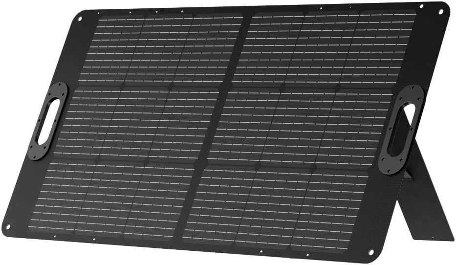 OUPES 100W Portable Solar Panel, Solar Charger for Portable Power Stations