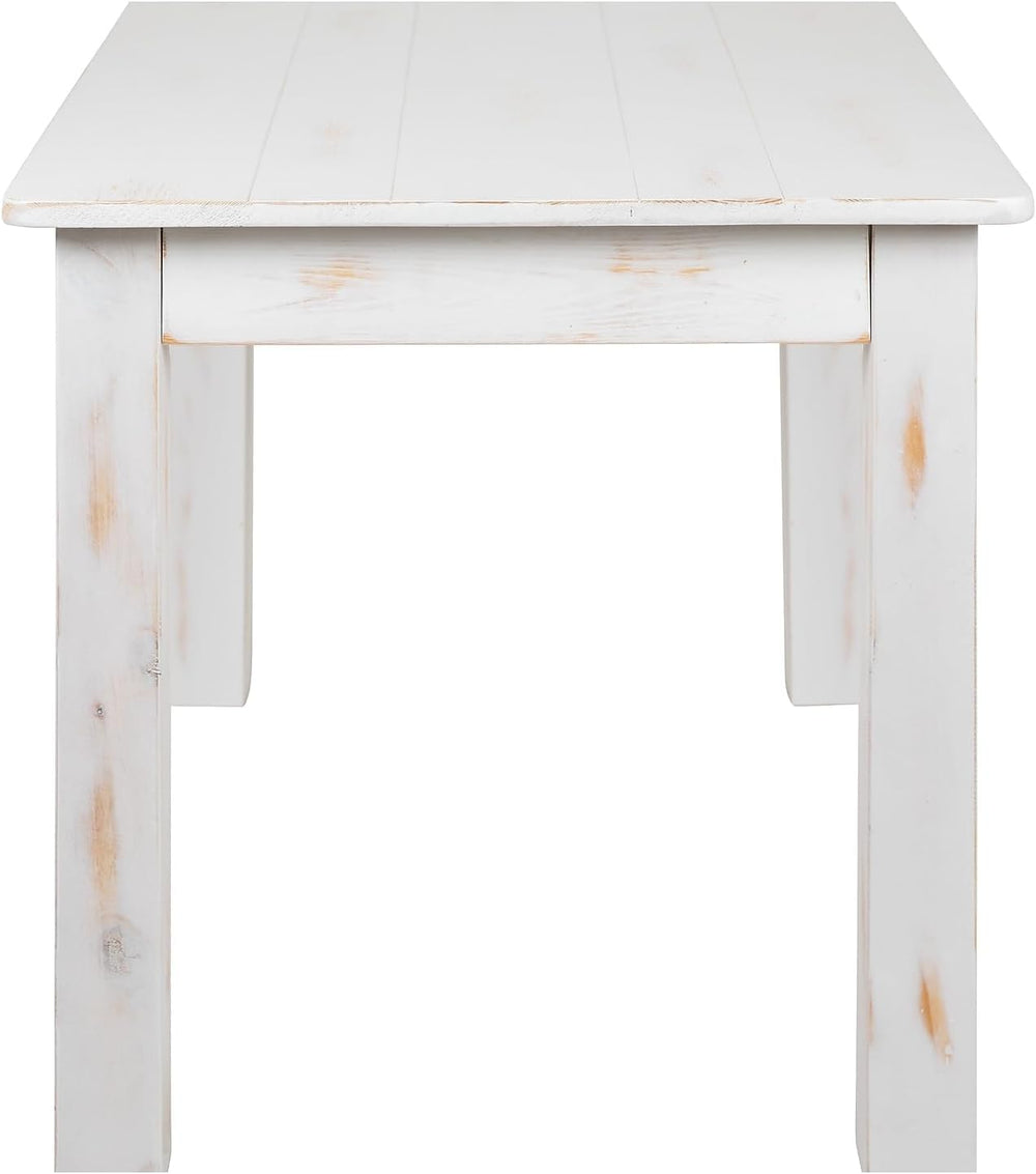 Flash Furniture Hercules 46x30 in Rectangular Dining Table, White