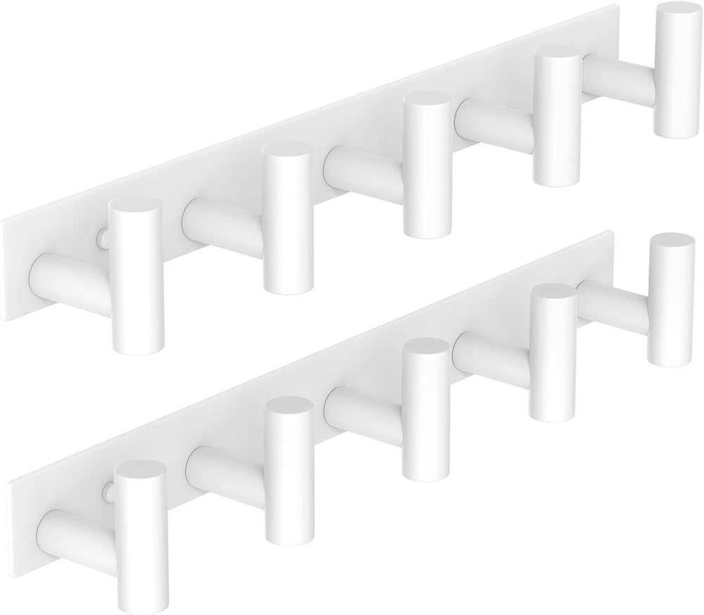 VAEHOLD Hat and Coat Wall Mount Rack - Hooks for Robes, Bags, Keys, and Towel...