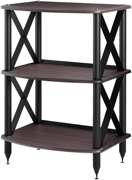 Pangea Audio Vulcan TT LP Record Player Turntable Stand Rack with Vinyl Stora...