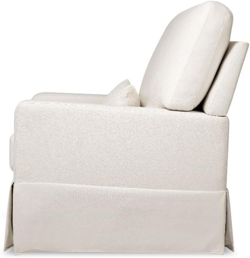 NAMESAKE Crawford Pillowback Comfort Swivel Glider, Performance Cream