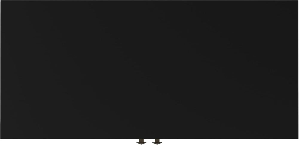 SIMPLIHOME Cosmopolitan 30" Wide Solid Wood Storage Cabinet in Black