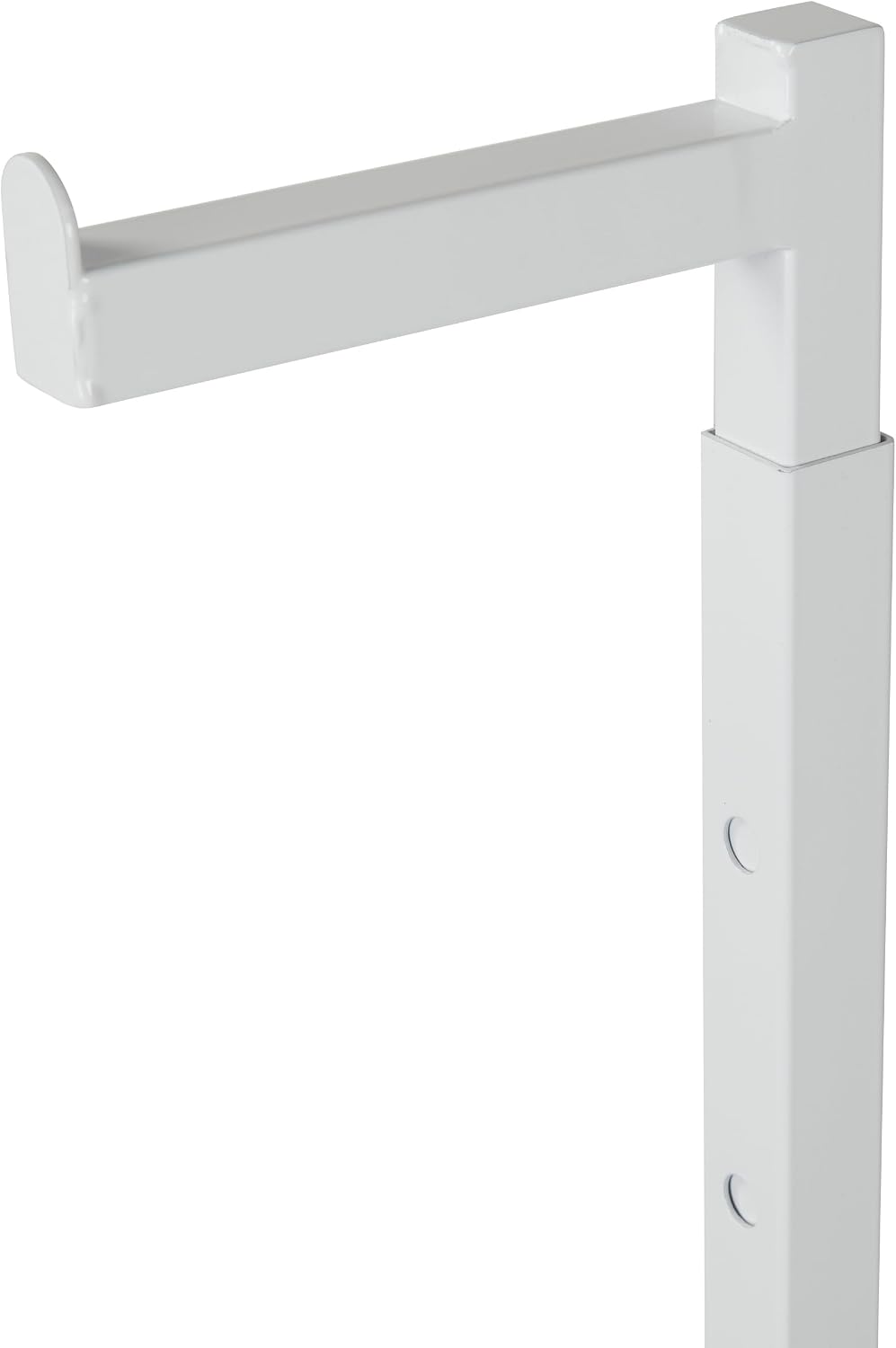 SSWBasics White Costumer Stand, Adjustable Clothes Rack for Hanging Clothes