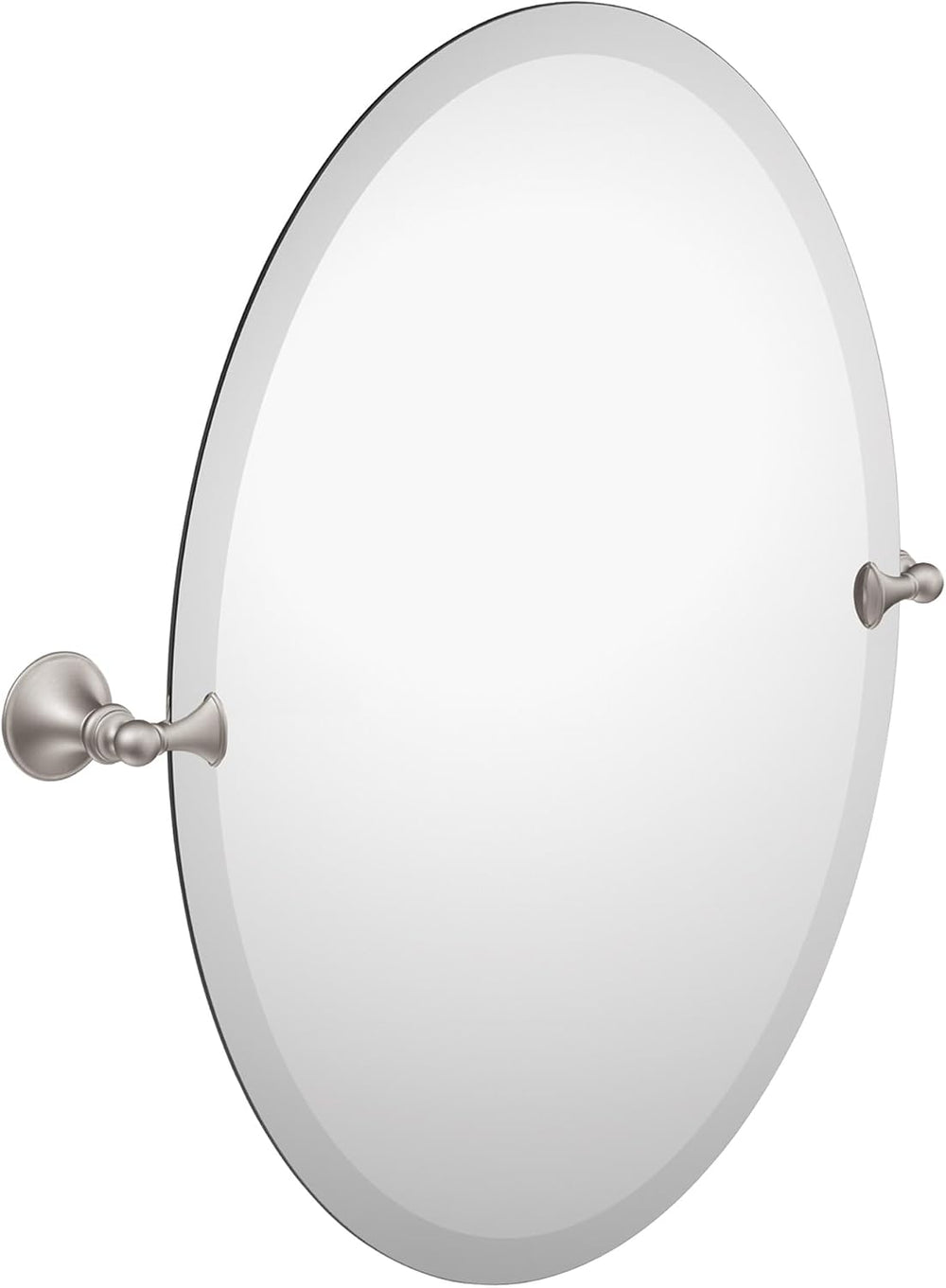 Moen DN2692BN Glenshire Pivoting Oval Mirror, Brushed Nickel