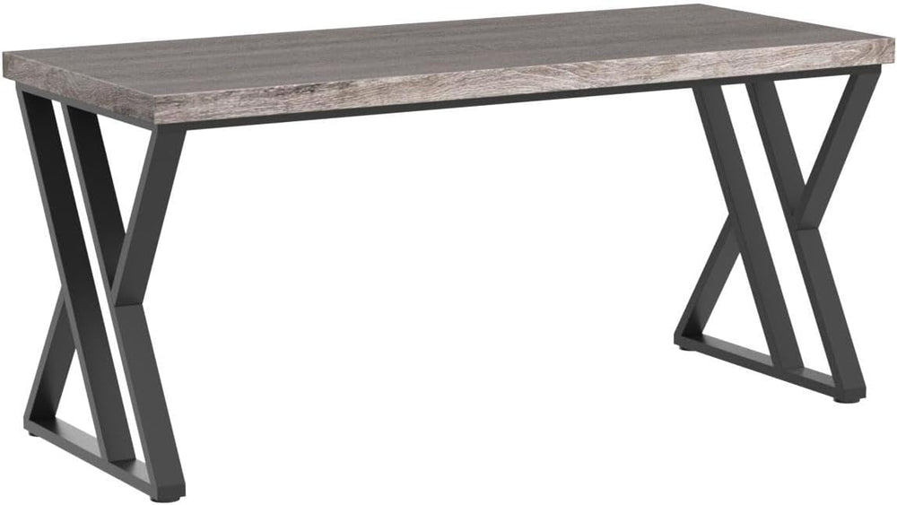 Tribesigns Writing Computer Desk, 55 inch Heavy Duty Study Desk with Z-Shaped...