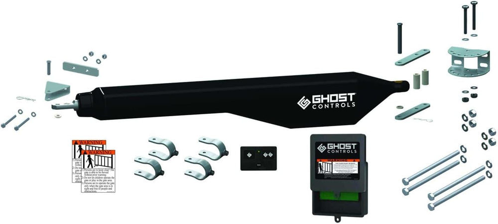 Ghost Controls D Series Single Smart Ready Automatic Gate Kit with Tube Gate ...