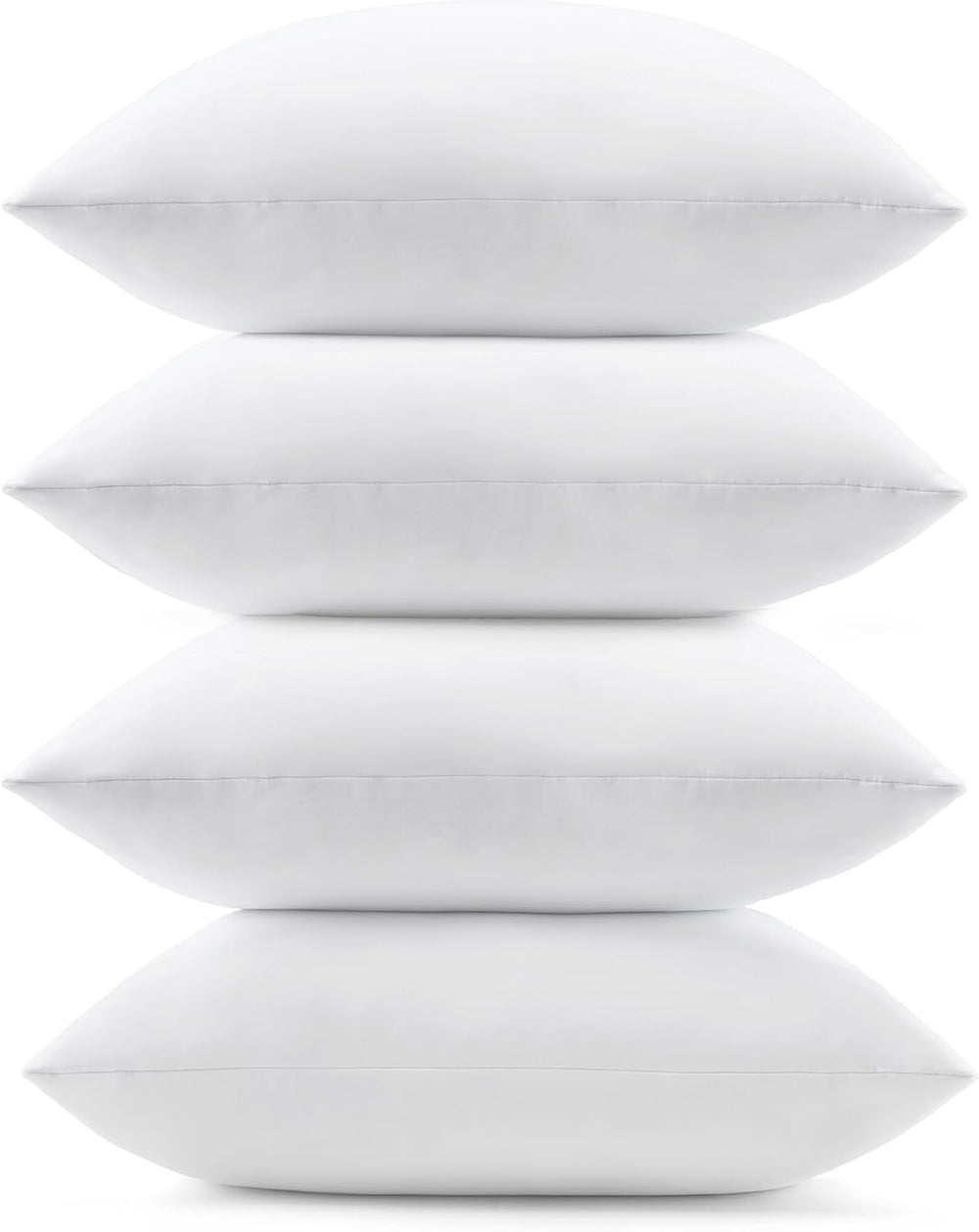 puredown® 14x22 Feather Down Pillow Inserts, Lumbar Pillow Insert Set of 4