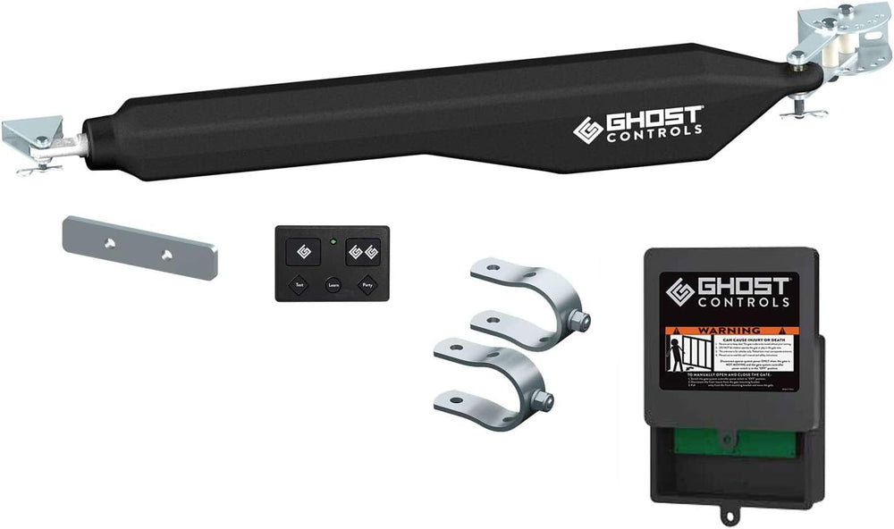 Ghost Controls D Series Single Smart Ready Automatic Gate Kit with Tube Gate ...