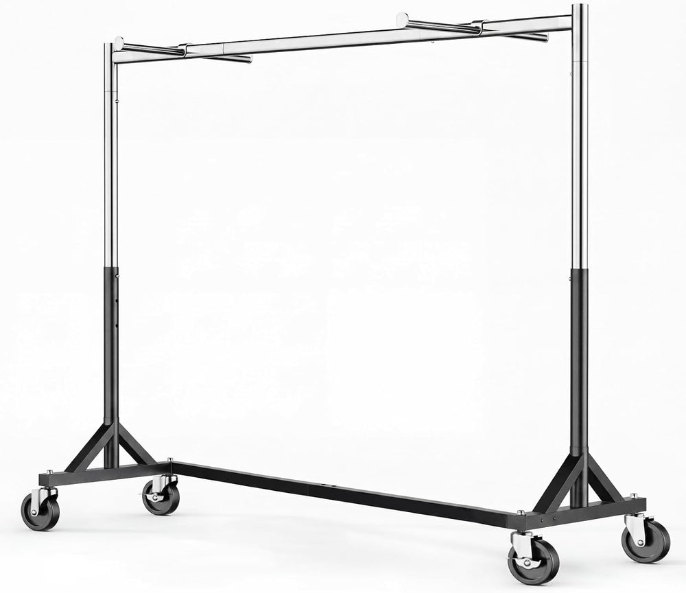 HOKEEPER Z Rack for Clothes Heavy Duty Hold 500 LBS with Display Arms