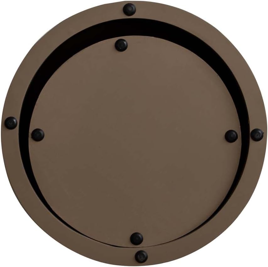 Nesting Coffee Table Set of 2 Modern Round Coffee Table and End Table Set