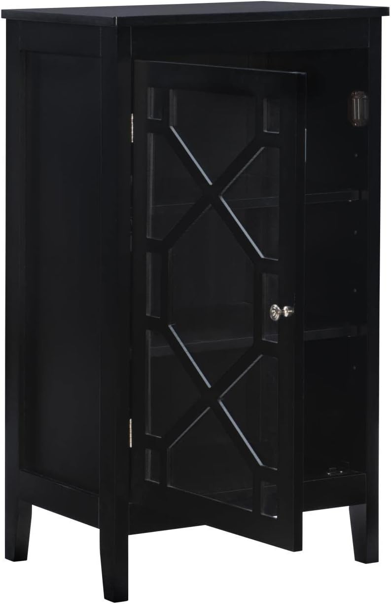 Linon Cabinet, Black