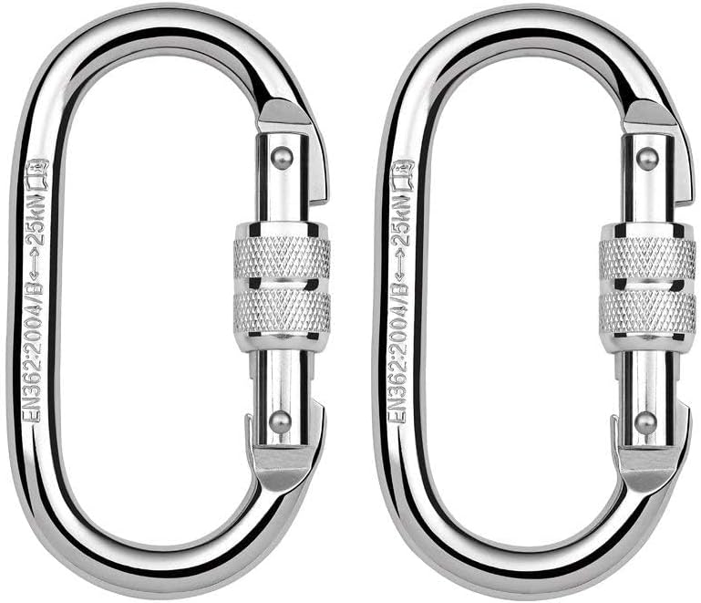 Fire Evacuation Rope Ladder, 4-Story, 32 ft, Spring Hooks & Safety Cord
