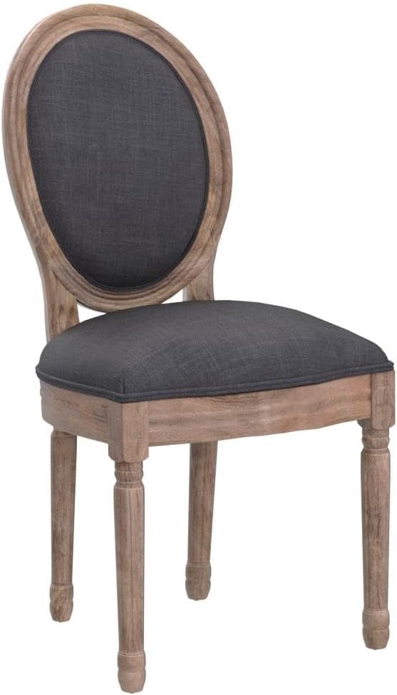 Nrizc French Country Dining Chairs Set of 4, Farmhouse Dining Chairs, Wood Ro...