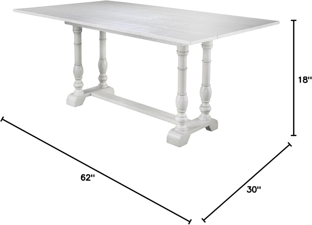 SEI Furniture Edenderry Farmhouse Folding Console Dining Table