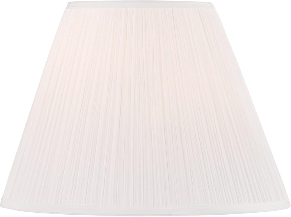 Aspen Creative 33138, Mushroom Pleated Traditional Spider Lamp Shade, Pleated...