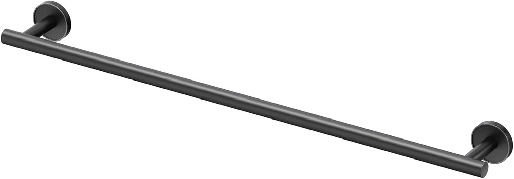 Gatco 5550MX Sky Wall Mounted Towel Bar, 24-Inch Matte Black Bathroom Towel H...