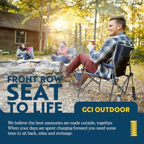 GCI Outdoor Freestyle Rocker Camping Chair - Black