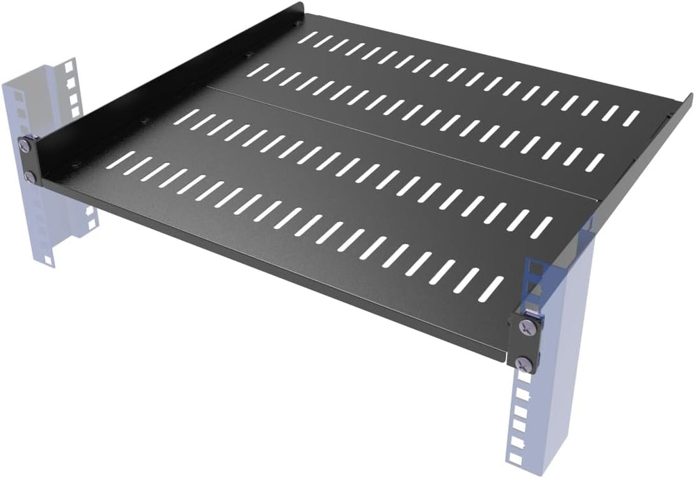 1U Cantilever Server Rack Shelf Depth Adjustable 16-20 inch
