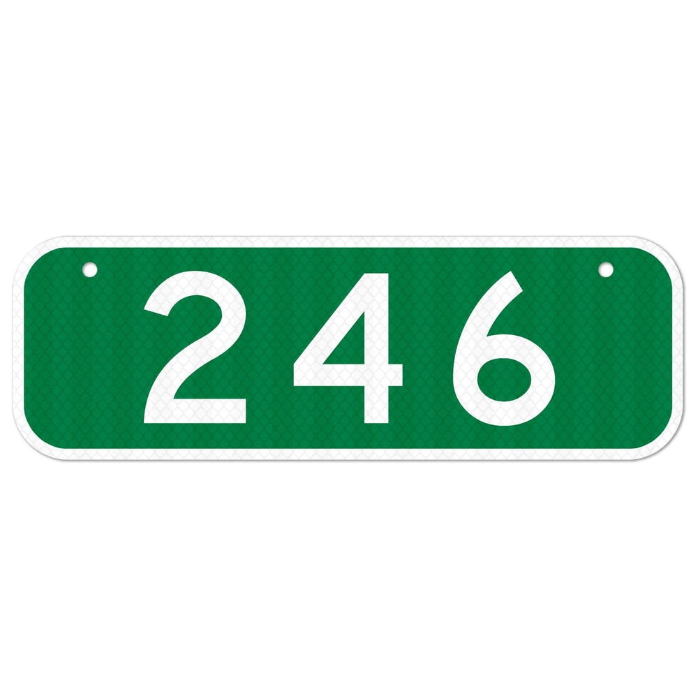 911 Address Sign, Custom Emergency Horizontal MailBox Reflective Sign, Ideal ...