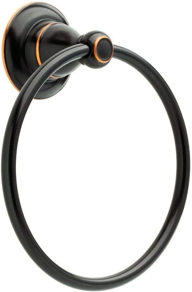 Delta Porter Oil Rubbed Bronze Towel Ring Die Cast Zinc