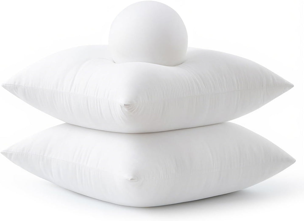 MIULEE 18x18 Throw Pillows Inserts 4 Pack, Decorative Pillows for Couch Bed