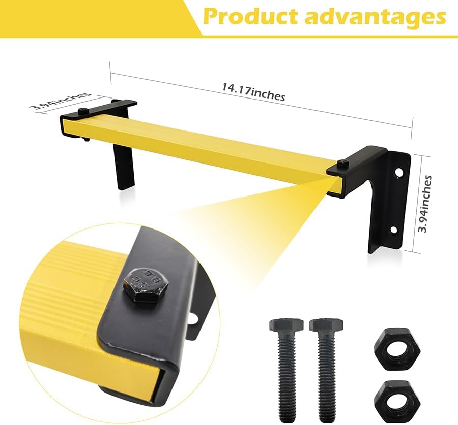 Wall-Mounted Rungs DIY | Set of 20 Fireproof Climbing Rungs | Antislip Standi...