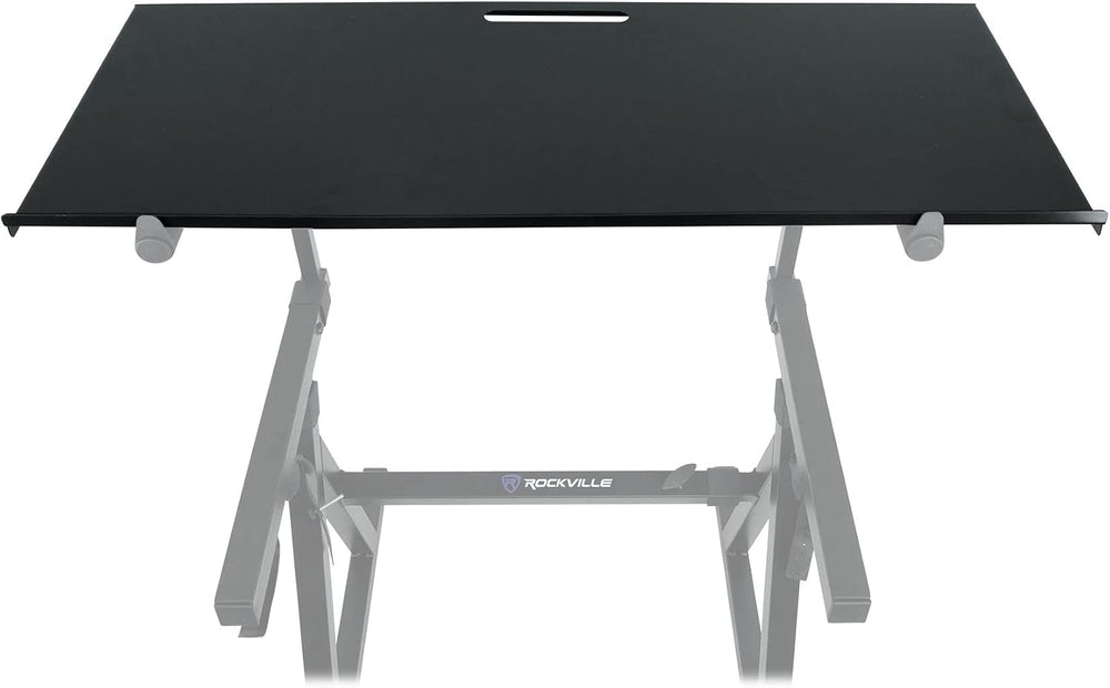 Rockville Z-Shelf Universal Utility Shelf for Z-Stand with Second Tier