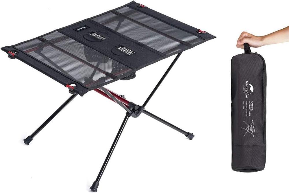 Naturehike FT07 Ultralight Camping Table, 1.6 LBS Portable Backpacking Table ...