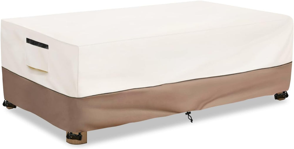 Outdoor Coffee Table Cover Waterproof, 48" W x 28" D x 16" H