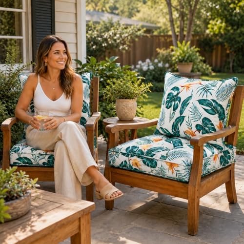20x20 Outdoor Seat Cushions Set of 2