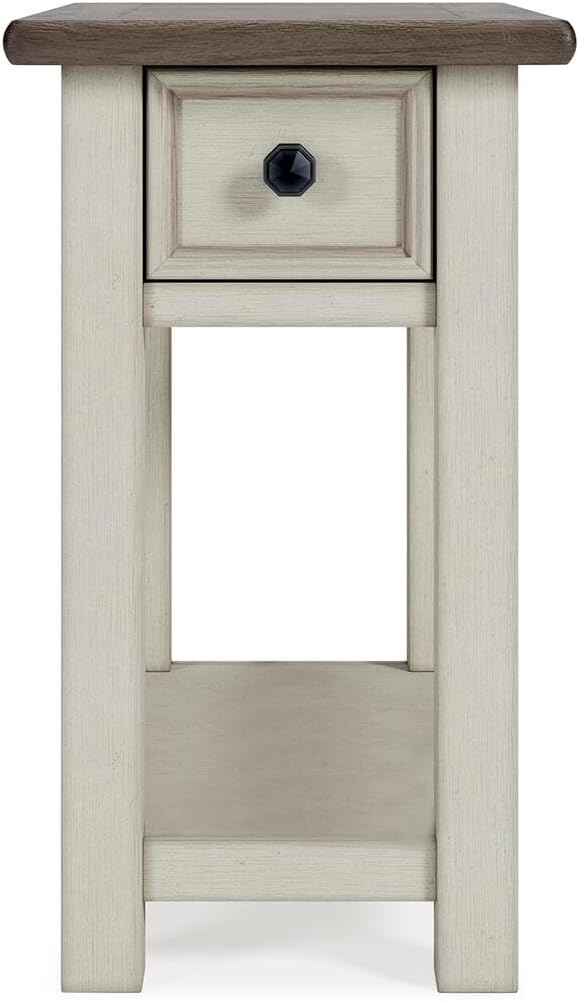 Signature Design by Ashley Bolanburg Narrow End Table, Charging Station