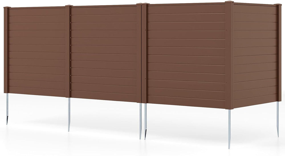 GIANTEX No-Dig Air Conditioner Fence, 4 Panels, 48''W x 48''H...