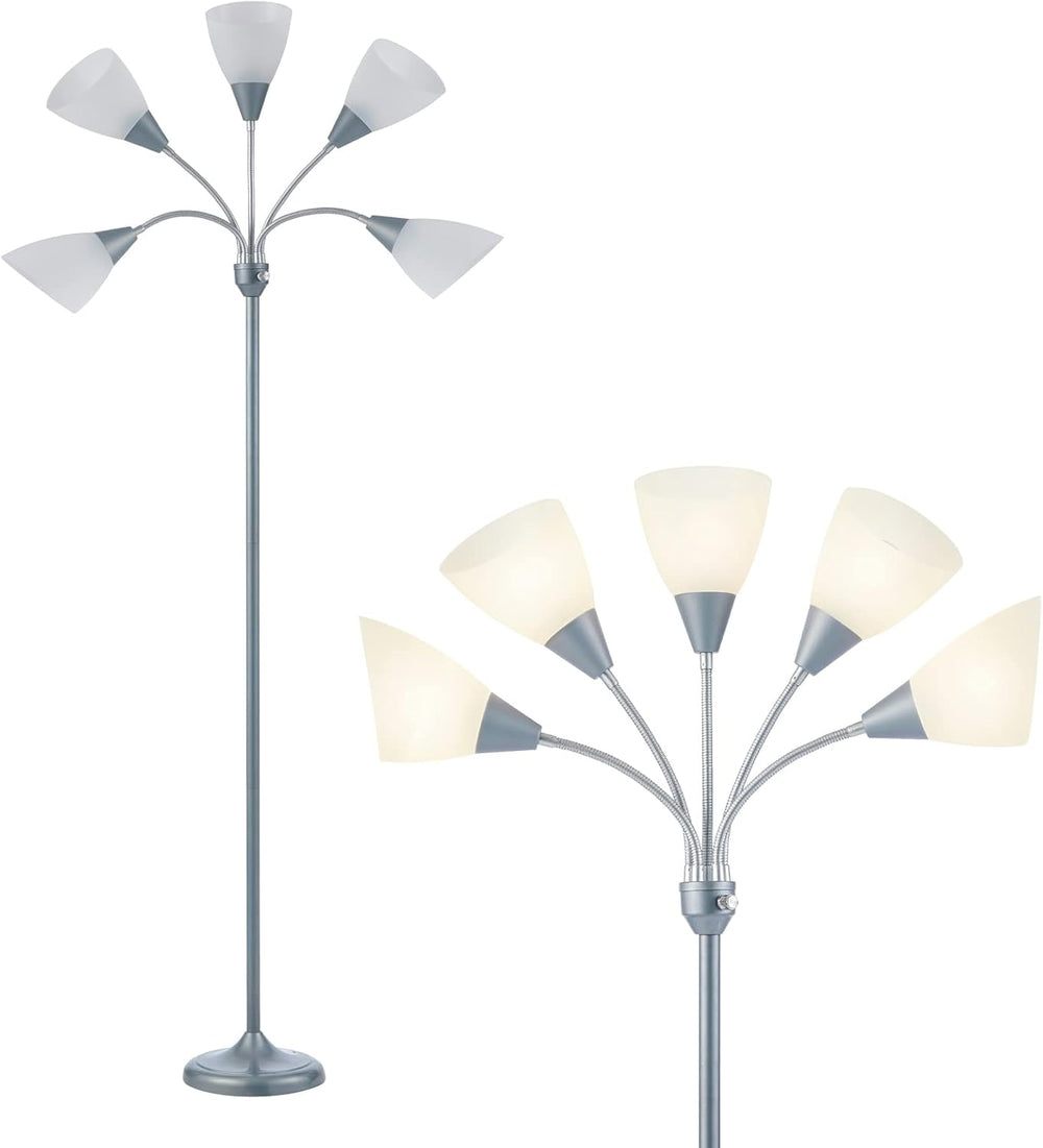 HonoDing Medusa Floor Lamps Standing Lamps 5 Heads Adjustable Reading Light L...