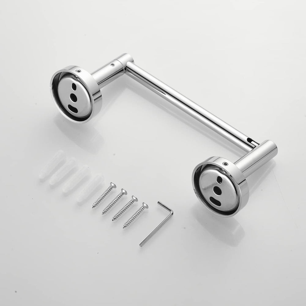 Chrome Toilet Paper Holder Towel Ring,Bathroom Hardware Set,Hand Towel Holder...