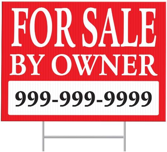 SignPro Customizable For Sale By Owner (FSBO) Sign, Personalized House For Sa...