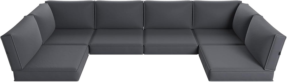 Aoxun Replacement Cushions for Outdoor Furniture, 14-Piece Outdoor Cushions f...